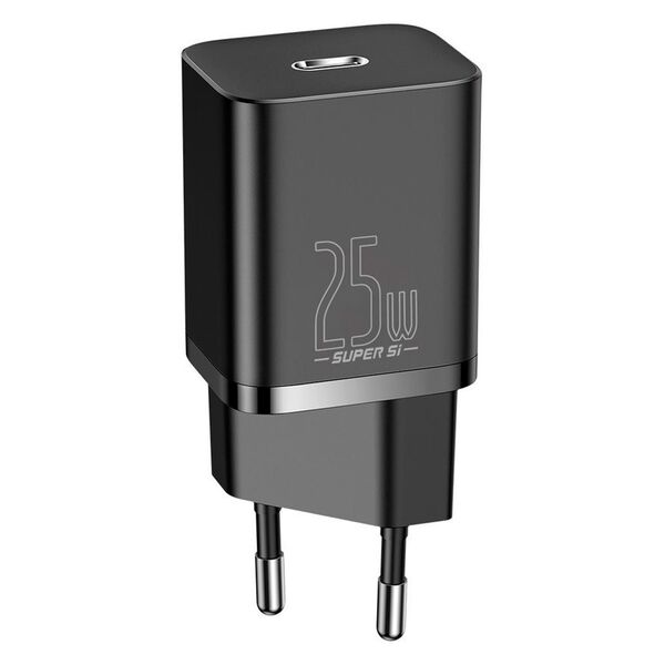 Зарядное устройство Baseus Si Quick Charger 25W USB-C + кабель Type-C/Type-C Черный