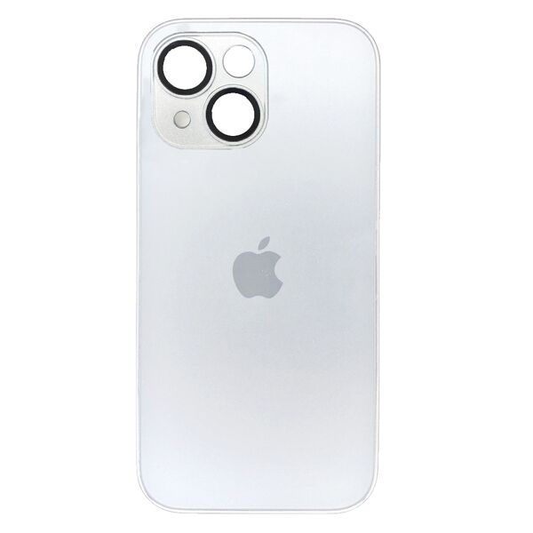 Чехол для iPhone 15 накладка Magsafe AG-Glass Матовый Белый