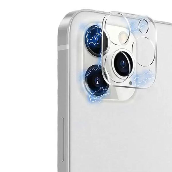Защитное стекло для камеры iPhone 14 Pro/14 Pro Max Full Fit Прозрачный