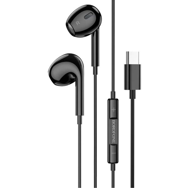 Наушники Borofone BM80 Max Type-C вкладыши Черный