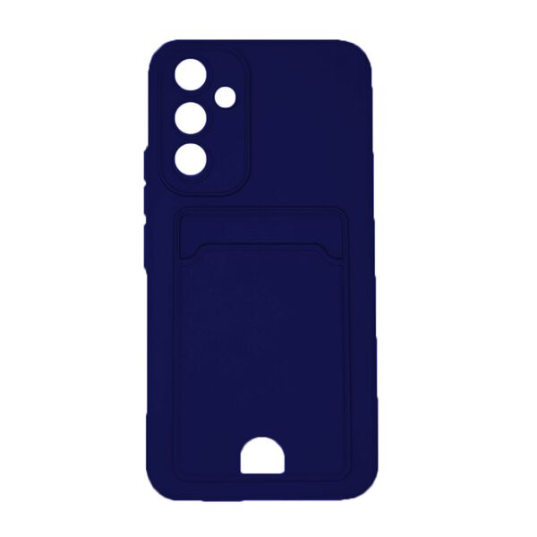 Чехол Samsung A54 накладка силиконовый Темно-синий
