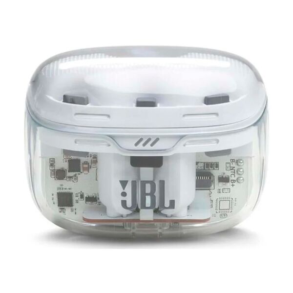 Наушники Bluetooth JBL Tune Beam TWS вакуумные Прозрачно-белый