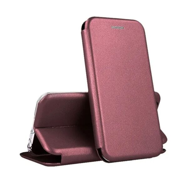 Чехол Samsung A04 книжка кожзам Бордовый