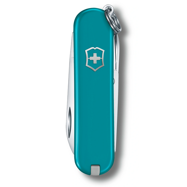 Нож перочинный Victorinox Classic SD Moutain Lake (0.6223.23G) 58мм 7функц. Зеленый