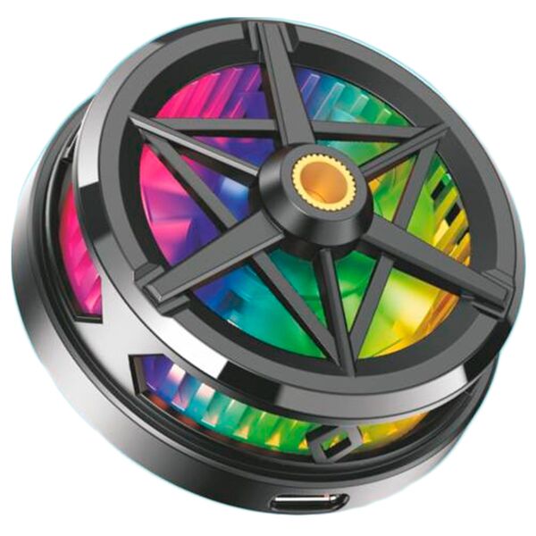 Держатель-вентилятор для телефона FaizFull F86 цинковый Черный