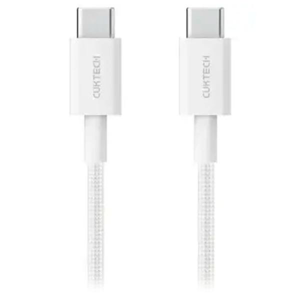 Кабель Type-C/Type-C Cuktech 2м 240W CTC520P White