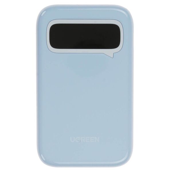 Внешний аккумулятор Ugreen PB522 10000 mAh 20W кабель Голубой
