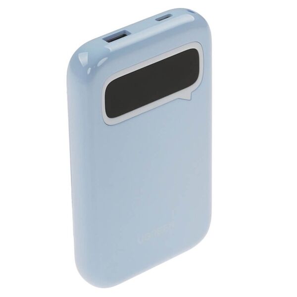 Внешний аккумулятор Ugreen PB522 10000 mAh 20W кабель Голубой