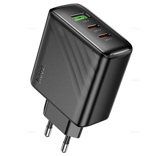 Зарядное устройство Hoco CS26A 45W 2USB-C+USB Черный
