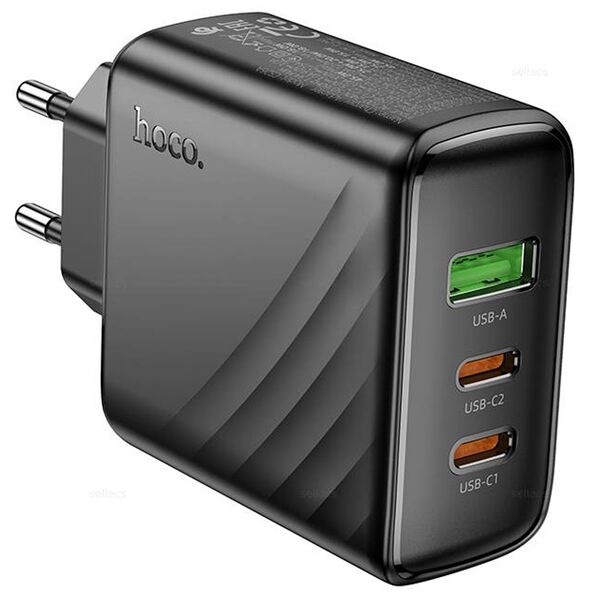 Зарядное устройство Hoco CS26A 45W 2USB-C+USB Черный