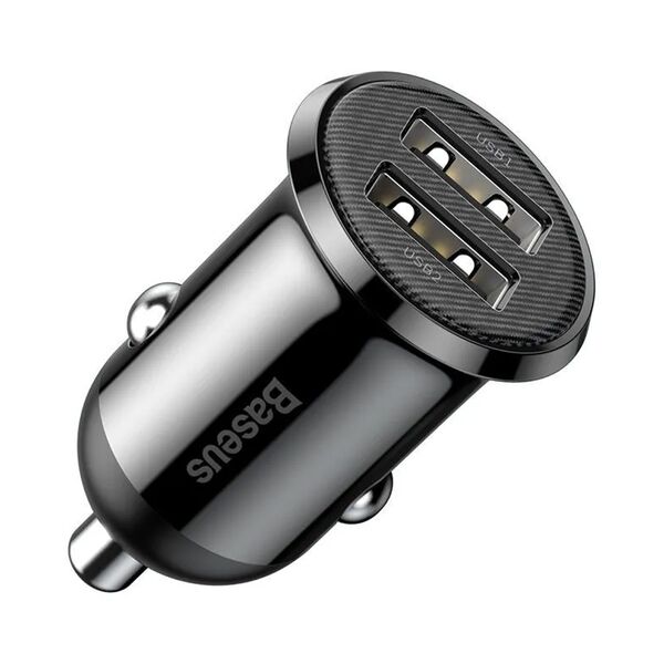 Автомобильное зарядное устройство Baseus CCALLP-01 2USB 4.8A Черный