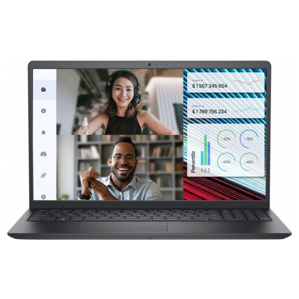 Ноутбук Dell Vostro 3530-4890 15.6" IPS FHD/Core i7 1355U/16Gb/SSD 512Gb/Ubuntu Black