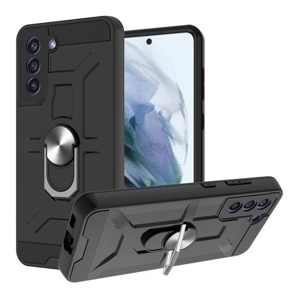 Чехол Samsung S21 FE накладка Armor противоударный Черный