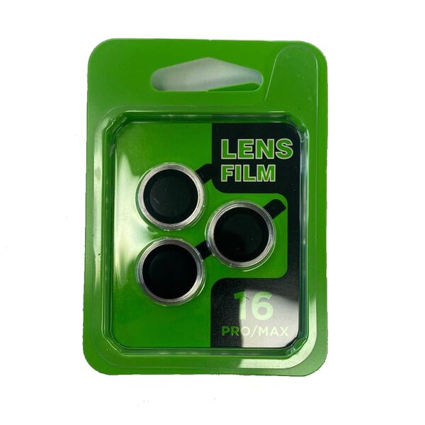Защитное стекло для камеры iPhone 16 Pro/16 Pro Max Lens Glass Film Серебряный