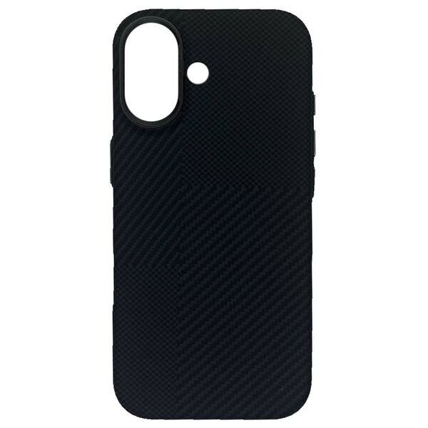 Чехол для iPhone 17 накладка iPefet принт Carbon Magsafe Черный