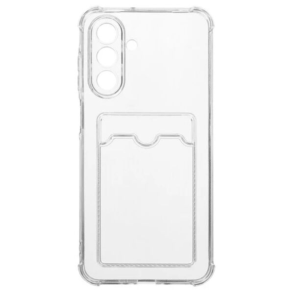 Чехол Samsung A17/A26 накладка с визитницей силиконовый Прозрачный