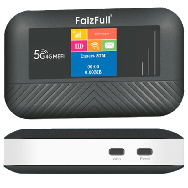 Роутер портативный Wi-Fi 4G/5G FaizFull FW16 Черный