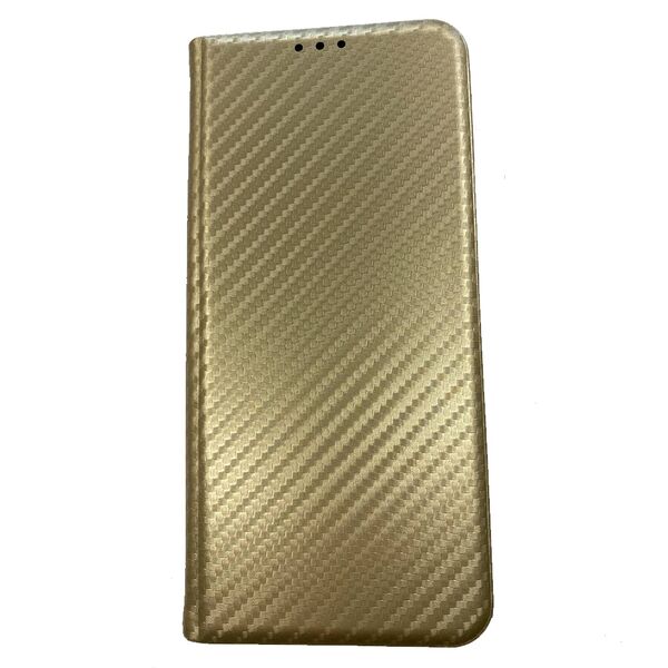 Чехол Samsung A36/A56 книжка карбон Золотой