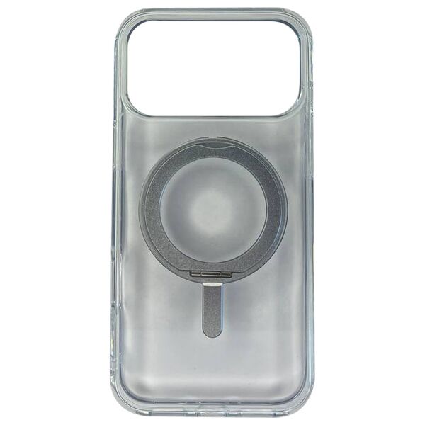Чехол для iPhone 17 Pro Max накладка Wiwu Magsafe кольцо-подставка Прозрачный